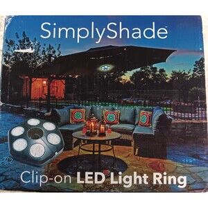 SimplyShade Clip-on 36 LED Umbrella Light Ring #SUN14-LS 36 LED's